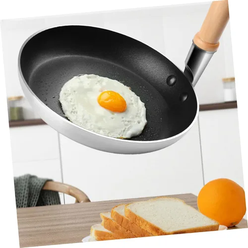 Miniatura 7 de Sartén de huevo antiadherente japonés Oyakodon Mini sartén para tortilla, sartén pequeña para huevos, práctica sartén de metal, mango de aislamiento