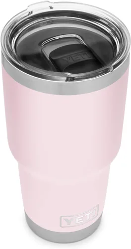 Miniatura 7 de YETI Rambler - Vaso aislado al vacío de acero inoxidable de 30 onzas con tapa MagSlider azul (Offshore Blue)