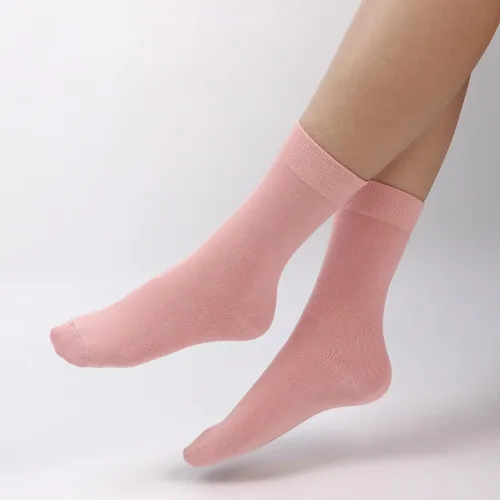 Miniatura 5 de SERISIMPLE Calcetines de bambú de viscosa para niños, calcetines escolares antiolor para niños y niñas, uniforme, ligeros, con costuras planas, 5