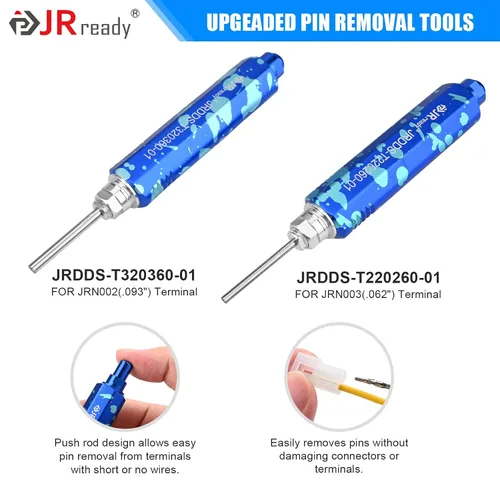 Miniatura 6 de JRready ST6554 Kit de Conectores de 2 3 4 6 Pines.093”.062” Herramienta de Extracción de Pines Molex Extractor de Terminales Engarzadas