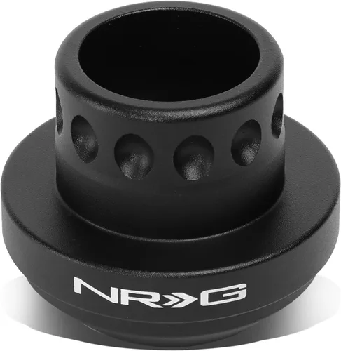 Miniatura 2 de NRG Innovations NRG-SRK-142H Volante de estilo de carreras con adaptador de buje corto de liberación rápida, patrón de pernos de 6 X 70mm, cuerpo