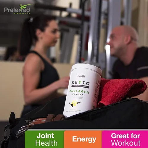 Miniatura 5 de Proteína en polvo de colágeno cetogénico con aceite MCT – Proteína en polvo de colágeno Keto y Paleo, apta para dieta baja en carbohidratos