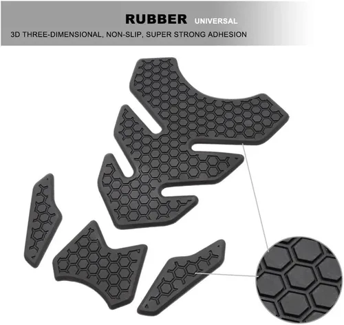 Miniatura 5 de Fuel Tank Gasket Motorcycle Fish Bone Sticker Gas Fuel Tank Protector Pad Cover Decal for Tenere 700 T700 XTZ 700 2019-2023 Motorbike