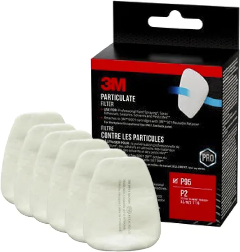 Filtros de partículas P95 de 3M, serie 6000, 5P71PB1-6, 0watts, 0 volts