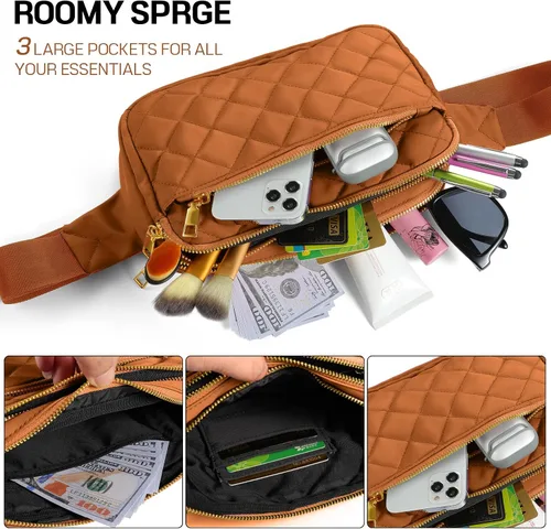 Miniatura 3 de CXWMZY Riñoneras para mujeres y hombres, niñas, niños, adolescentes, riñonera, linda, riñonera, casual, con múltiples bolsillos, cinturones