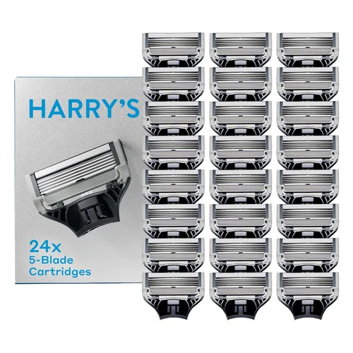 Miniatura 11 de Harry's Cuchillas de afeitar originales para hombre, 14 unidades, cartuchos de repuesto de hoja de afeitar de primera calidad, ingeniería alemana