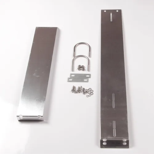 Miniatura 7 de Kit de montaje en poste para paneles solares de 30 W a 60 W, kit de soporte de montaje de aluminio ajustable resistente con accesorios