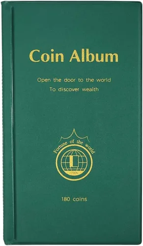 Miniatura 9 de AITIME 180 bolsillos suministros de colección de monedas, soportes para coleccionistas, álbum de coleccionista adecuado para monedas de diámetro