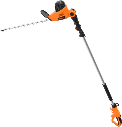 GARCARE 4.8-amp Cortasetos cable multiangular, cuchilla láser de 20 pulgadas, incluye cubierta para la cuchilla