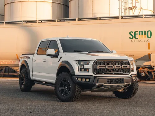 Miniatura 2 de RockTrix RT112 rueda de 17 pulgadas compatible con Ford F150 2009-2021 (todas las versiones incluyendo Raptor) patrón de pernos de 6 x 135, 17 x 9
