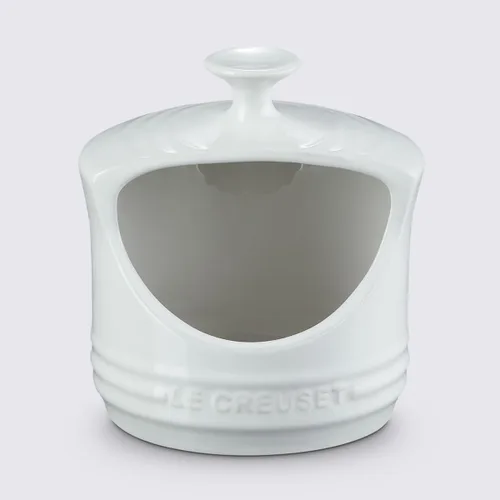Miniatura 3 de Le Creuset - Vasija de cerámica para sal, 10 onzas, blanco