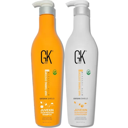 Miniatura 13 de GK Hair Champú y acondicionador Shield - Protección UV/UVA para cabello teñido - Hidrata, evita la decoloración y las puntas abiertas - Fórmula