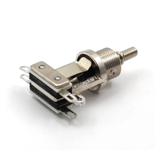 Miniatura 7 de Switchcraft - Interruptor de palanca de 3 vías con punta auténtica, palanca corta para guitarra eléctrica Les Paul (punta crema)