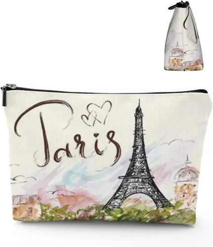 Miniatura 13 de Bolsa de maquillaje de leopardo, de gran capacidad, portátil, para artículos de tocador, bolsa de cosméticos para mujeres, bolsa de viaje