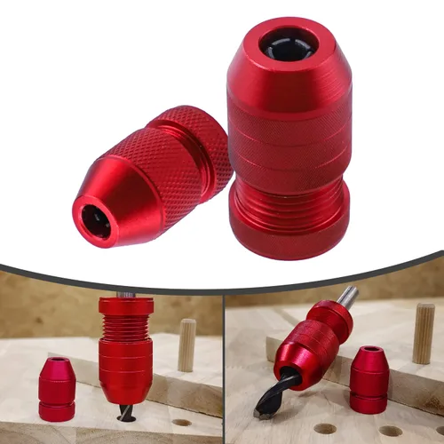 Miniatura 9 de RUITOOL Juego de tope de profundidad para brocas de taladro, tope de taladro ajustable Rango de tamaño de taladro aplicable 5/64"-3/16