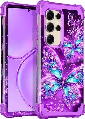 Miniatura 49 de Casetego Funda para Galaxy A16 5G, Tres Capas de Alta Resistencia Robusta a Prueba de Golpes, Protección Completa Rugosa de PC Duro + Parachoques