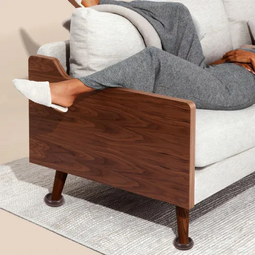 Miniatura 2 de Angoily Almohadillas y deslizadores de muebles para suelos de madera dura, 10 unidades de fieltro para patas de silla, almohadillas de movimiento