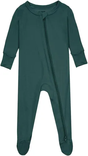 Miniatura 6 de Pijama de viscosa de bambú con pies para bebé, mameluco de manga larga de una pieza, pijama Sleep 'N Play, 0-24 meses