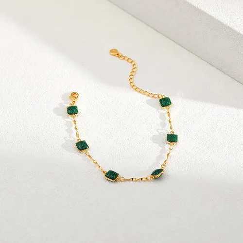 Miniatura 80 de Delicadas pulseras de oro para mujer, chapado en oro 18, ajustable, mal de ojo, mariposa, cuentas, perla, corazón, turquesa, hecha a mano para mujer