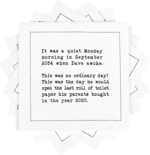 Miniatura 22 de Five Star Funny Dog Quotes Servilletas de cóctel de algodón blanco 50 servilletas de bebidas desechables de lujo con citas ingeniosas de perros