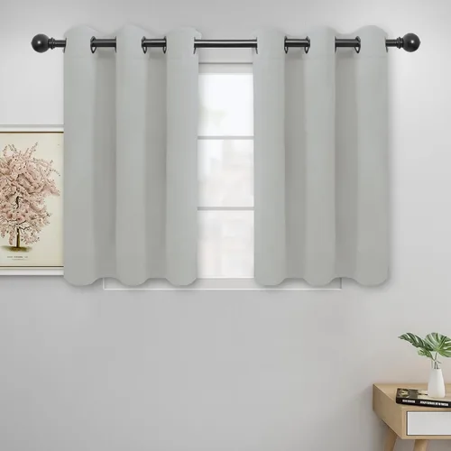 Miniatura 152 de Easy-Going - Cortinas opacas para dormitorio, aislamiento térmico sólido con ojales, cortinas de ventana para reducción de ruido, cortinas