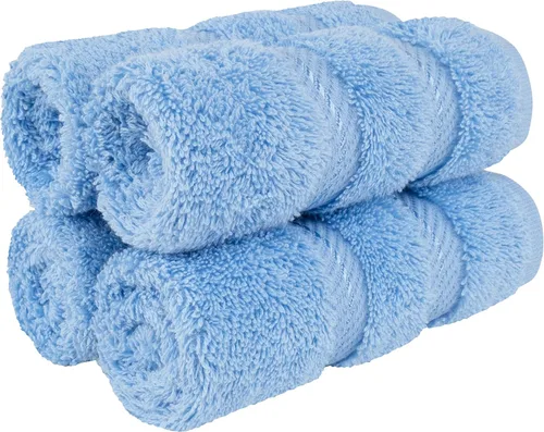 Miniatura 144 de American Soft Linen - Juego de 4 toallas, 100% de algodón turco, 27 x 54 pulgadas, tamaño extragrande, toallas para la ducha, color amarillo
