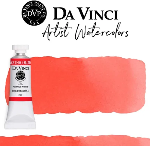 Miniatura 61 de DA VINCI PAINTS Pintura Acuarela Profesional para Artistas, Alizarin Crimson (Quinacridone), 37ml Índigo