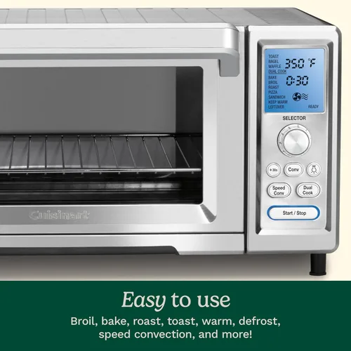 Miniatura 6 de Horno tostador de convección Cuisinart para Chef, Modelo nuevo, talla única , Acero inoxidable