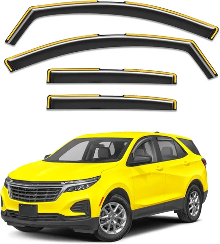 Miniatura 13 de Protectores de lluvia de ventana en canal para Chevy Express Van 1996-2026 y GMC Savana 1996-2026, deflectores de ventana extra duraderos, viseras
