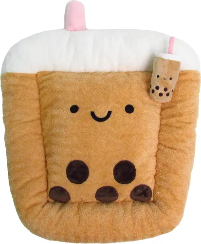 Miniatura 15 de TONBO Cama de Felpa Suave Pequeña Linda y Acogedora de Aguacate para Perros y Gatos, Compatible con Lavadora y Secadora (Aguacate)