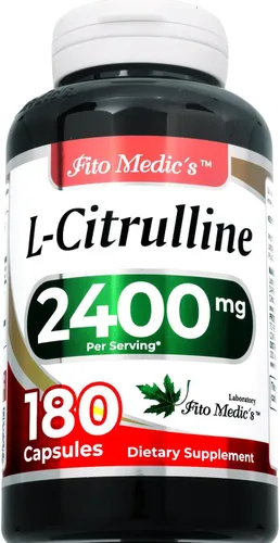 Miniatura 2 de FITO MEDIC'S Laboratorio L citrulina 180 cápsulas 2400 mg L citrulina Cápsulas Ultra alta absorción.