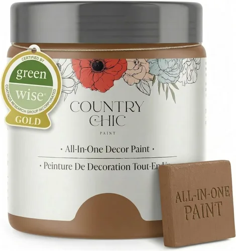 Miniatura 48 de Country Chic Pintura todo en uno estilo tiza para muebles, gabinetes, decoración del hogar, ecológica, acabado mate, imprimación incorporada y capa