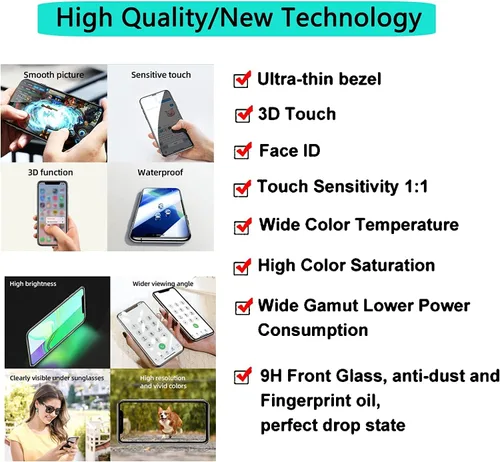 Miniatura 4 de para iPhone 11 Reemplazo de pantalla 6.1", pantalla táctil 3D LCD digitalizador para A2111, A2223, A2221 con kit de herramientas de reparación +