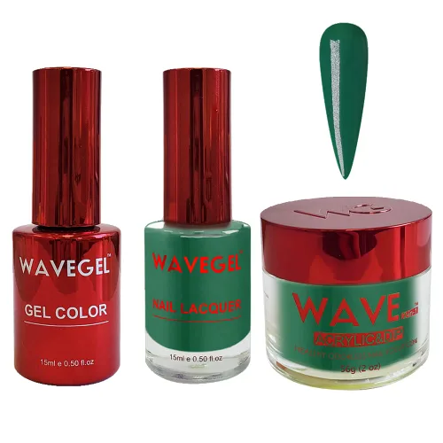 Miniatura 70 de WAVEGEL - Juego de gel de remojo, laca de uñas y polvo acrílico y polvo de inmersión a juego - Colección Queen - #015 Noble Men