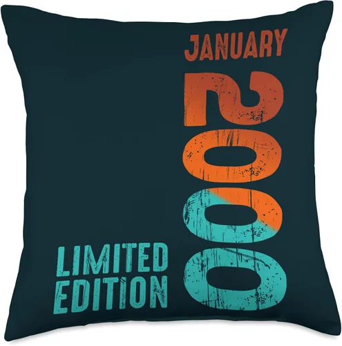 Miniatura 4 de 2000 Limited Edition 2000 January 2000 Year 2000 Retro 2000 Throw Pillow