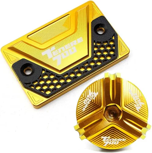 Miniatura 6 de Z Para Yamaha Tenere 700 Tenere700 XTZ T700 2019-2023 Tapa del líquido de freno delantero Tapa del tapón del motor X (Color : EP Gold)