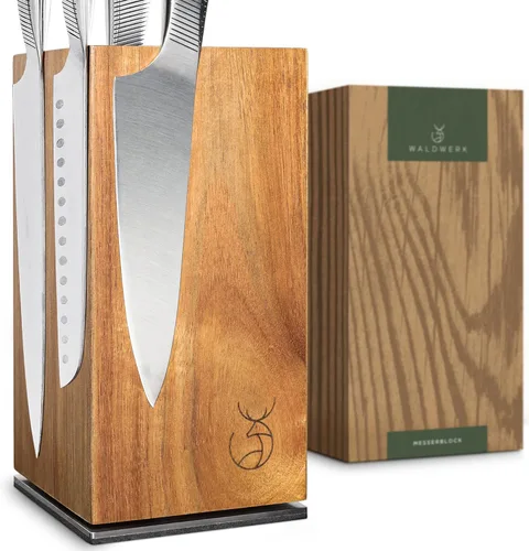 Miniatura 9 de WALDWERK Varilla de Afilado Premium - Acero de Afilado Hecho de Acero Endurecido con Elegante Mango de Madera - Acero de Afilado 100% Sin Plástico