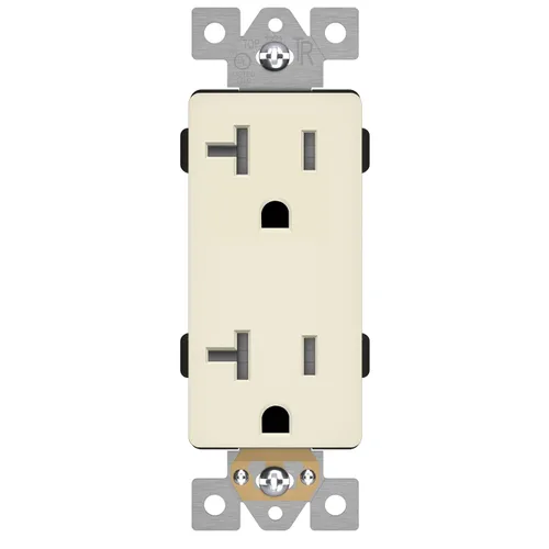 Miniatura 24 de LIDER LR15-TR-GD5P - Receptáculo decorativo mate c/tapa frontal intercambiable, tomacorriente a prueba de manipulaciones/niños, autoconexión a Dorado