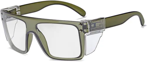Miniatura 17 de Gafas de seguridad fotocromáticas anti luz azul UV400 con oscurecimiento automático, lentes transparentes a humo, transicionales ANSI Z87.1