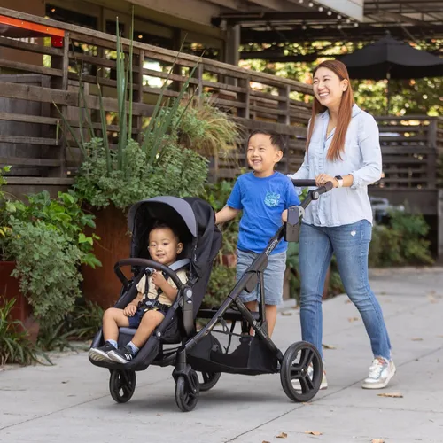 Miniatura 20 de Baby Trend Morph Cochecito Modular de Individual a Doble, Dash Black