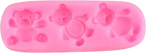 Miniatura 9 de ZiXiang Molde de silicona para oso para el día de San Valentín, molde de dulce de oso lindo molde de bola, perla, semiesfera, moldes de chocolate