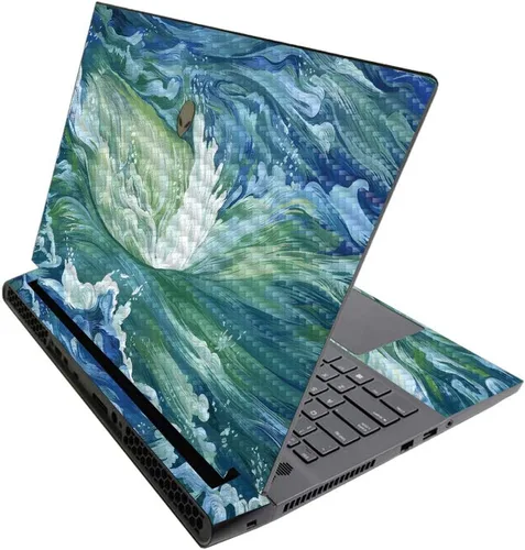 Miniatura 332 de MightySkins - Skin brillante con purpurina para Alienware M17 R3 (2020) y M17 R4 (2021) - Diversión de los años 90 Acabado duradero con purpurina