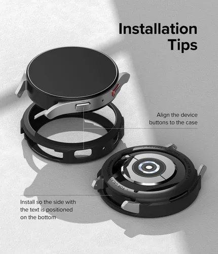 Miniatura 3 de Ringke Air Sports - Funda compatible con Samsung Galaxy Watch 5 de 1.575 pulgadas (1.575 in), suave, flexible, ligera, delgada, de poliuretano
