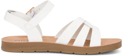 Miniatura 3 de STYLISH S KALI-K Sandalias cómodas de suela acolchada con tiras y puntera abierta para niñas pequeñas