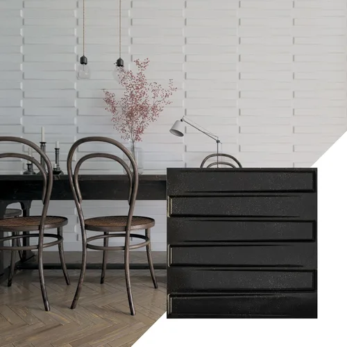 Miniatura 16 de Ekena Millwork 19 5/8 pulgadas de ancho x 19 5/8 pulgadas de alto, Keyes EnduraWall decorativo 3D, laguna satinada (cubre 2.67 pies cuadrados).