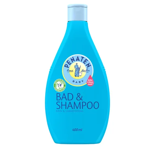Penaten Bad & Shampoo, sanft reinigendes & pflegendes 2 en 1 Badezusatz Waschgel & Baby Shampoo (1 x 13.5 fl oz)
