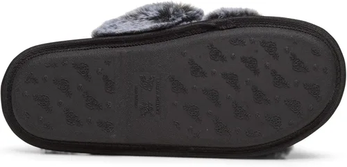 Miniatura 3 de Laura Ashley Ladies Animal Leopard Plush Cross Band Slippers With Memory Foam Insole
