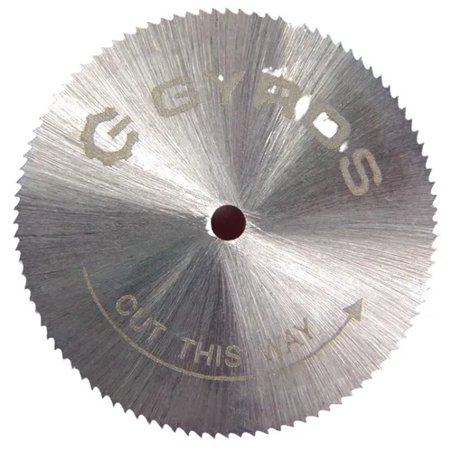 Miniatura 13 de Gyros Mini hoja de sierra circular, dientes gruesos de 1 ½ pulgadas de diámetro con 44 dientes por pulgada rápido para cortar plástico, maderas