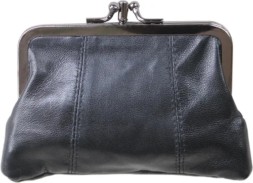 Miniatura 2 de Visnow Triple Metal Fram Cuero Suave Pequeño Cartera de Embrague