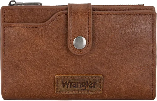 Miniatura 10 de Wrangler - Billetera para mujer con tarjetero plegable, cierre y ventana para identificación